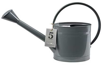 Burgon & Ball Wasserfall Gießkanne, 5 Liter Fassungsvermögen, schiefergrau