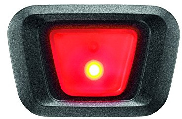 uvex plug-in LED XB048 Licht - passend für uvex finale & uvex true Modelle - Dauer- oder Blinklicht - black-red - one size