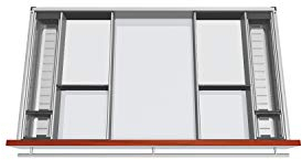 Blum Orga-Line Besteckeinsatz Facheinteilungs-Set KB 901-999mm, NL 550mm, grau