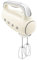 Smeg HMF01CRUK - Miscelatore manuale con funzione Turbo, 3 allegati, display a LED, stile retrò anni '50, 250 W, crema