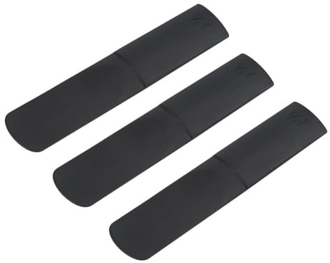 Altsaxophonblätter, 3 Stück 70x15x3mm Professionelle Altsaxophon Blätter Harz Altsaxophon Mundstück Blätter 2,5 Stärke Sax Blätter Reparatur Reed Zubehör für Klarinette Sopran Altsaxophon Anfänger