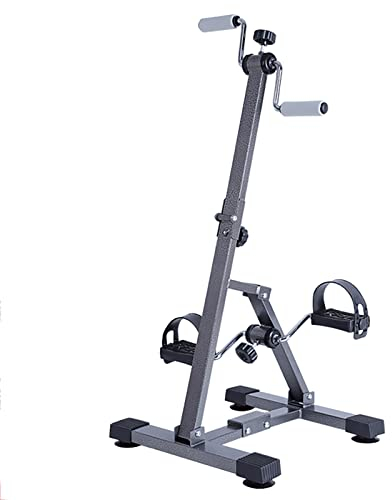 HXFENA Klapp Pedaltrainer, Doppel-Pedale Für Arme Und Beine Für Das Rehabilitationstraining Der Schlaganfall-Hemiplegie, rutschfest Und Stabil