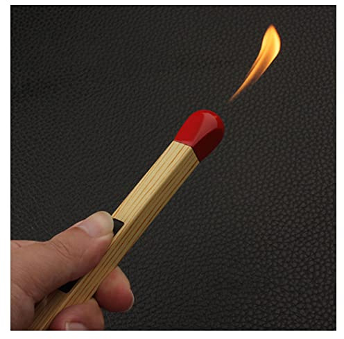 QMMD Long Lighter Creative Matchstick Shape Ignition Gun Kitchen Governor Ignition Machine, (No Fuel), for kitchen, mosquito, candle, Father Best Gift