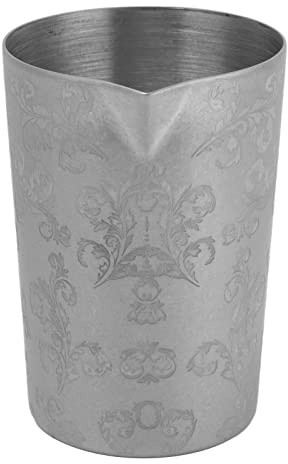 Agitatore per Cocktail, Tazza da Bar in Acciaio Inossidabile Tazza da Cocktail per Cocktail Ghirlanda per Cocktail Shaker per Miscelazione Bar in Latta Brocca per Miscelazione per Baristi e Amanti del