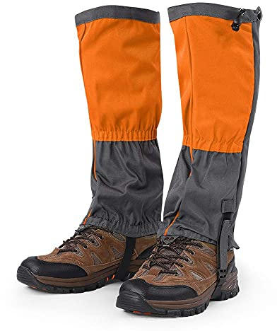 Ejoyous Wandern Gamaschen, 1 Paar wasserdichte Legging Outdoor Schnee Bein Gamaschen Kletterschuhe Abdeckung Einstellbare Wandern Klettern Jagd Radfahren