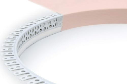 9 Meter Trockenbau Eckschienen aus PVC für Rundbogen Bögen Rundungen | PVC 90°