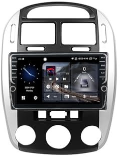 Autoradio 2 Din Bluetooth 5.0 android 12 Stereo per Kia Cerato 1 LD 2004-2008,auto player digitale con touchscreen da 9,Carplay Android auto Supporta SWC RDS/FM AM Radio/GPS/DAB+(K100S)