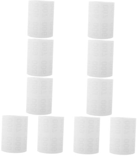 DIYEAH 10rollen Rollende Selbstklebende Nummernaufkleber Für Und Klare Numerische Etiketten Für Einfache Organisation Und Kennzeichnung