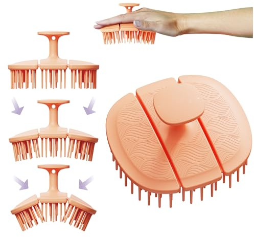 Blackomb - Haarbürste BlissBrush, Massagebürste zur Reinigung der Kopfhaut, Hair Brush zum Auftragen von Masken und Pflegeprodukten, Detangler Bürste, Haarbürste Ohne Ziepen, Haarbürsten