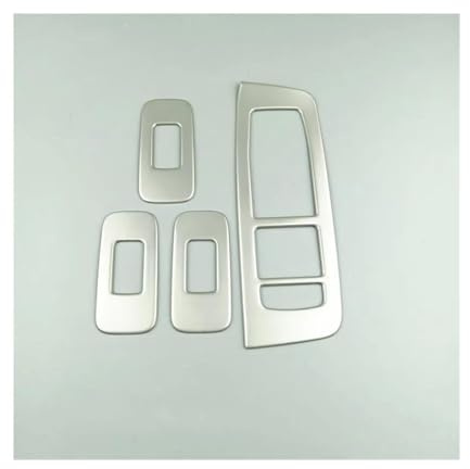 DXURFIPG Interrupteur Leve Vitre Électrique pour Volvo V40 2012-2017 LHD Boutons De Levage De Vitre en Acier Inoxydable Cadre Décoration Garniture De Porte De Voiture Accoudoir Panneau
