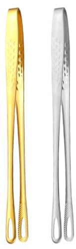 FUNNETOYU 2piezas De Acero Inoxidable Barbacoa De Antideslizantes y Resistentes Para Cocinar Verduras y Noodles Reuniones y Eventos