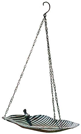 TOYANDONA Mangeoire à Oiseaux Suspendue Forme De Plateau pour Nourriture Support pour Petits Oiseaux Jardin