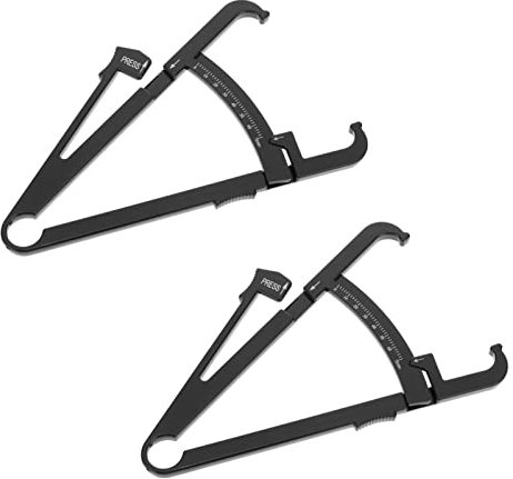 Beaupretty 2pcs Body Fat Caliper Fat Measuring Device Accurately Measure for Home Fitness and Monitoring