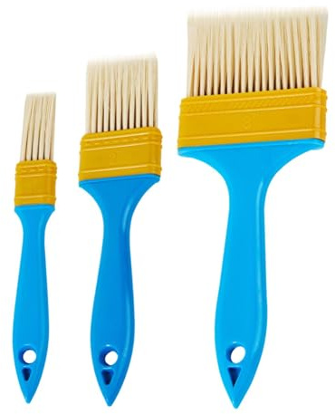Sharplace Paint Brushes Set 3Pcs Paintbrush Versatile Chip Brush Stain Brush for Glues Paint Fence Staining Dusting Priming