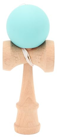 lyrlody Giocattolo Kendama in Legno Giocattolo Portatile per abilità con Corda per Coordinazione Occhio-mano e Riflessi Gioco di Equilibrio Giapponese per Bambini Principianti Giochi Al (GREEN)
