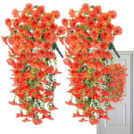 Konstgjorda Petunior 2 St Fuskblommor Trädsdekoration