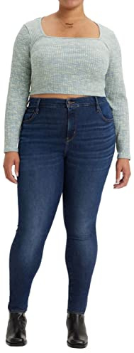 Levi's Plus Size 720™ High Rise Super Skinny Jeans dam, Love Song Dark, 14 S