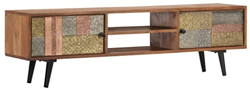 vidaXL TV-Schrank 140×30×40 cm Massivholz Akazie