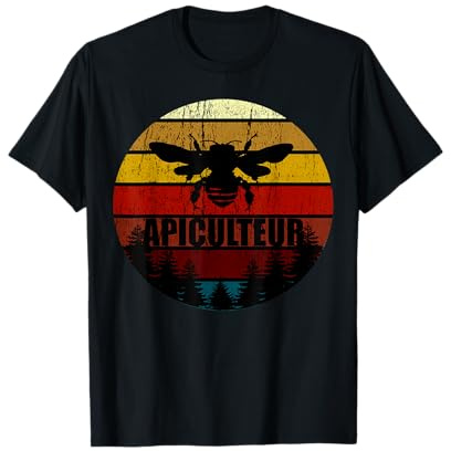 Apiculteur tee shirt Apiculture Cadeau Rétro Apiculteurs T-Shirt