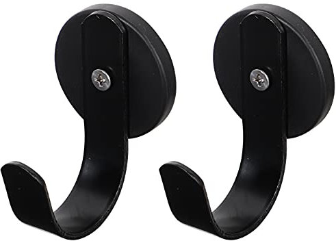 Cabilock 2stücke Magnetische Haken Multifunktionale Aufhänger Für Kleidung Schlüssel Und Handtücher Starke Halterung Für Zuhause Büro Und Hotel Platzsparend Und Installieren