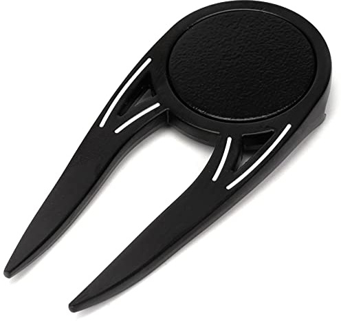 VANANA Golf Pitchgabel mit zwei Zinken, Pitchmarkierungen, werkzeug, abnehmbare magnetische Putting-Hilfe, Golfballmarker, Pitch-werkzeug, Flaschen枚ffner f眉r Golfer