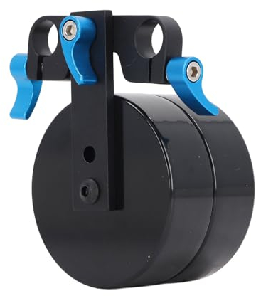 Camera Counter Weight Set, 4.63lbs/2.1kg Removable Counter Weight Universal Aluminum Alloy Shoulder Mount Rig Counterweight Fits 15mm Rods