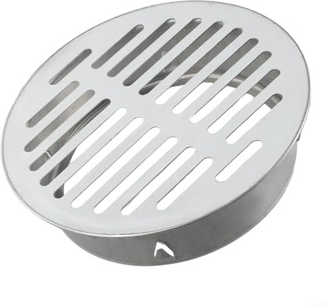Removable Floor Drain Cover,Drain Covers Filter, Round Grate Cover, Connects To Drain Pipes & Fittings, Outdoor Drain Cover For Lawns, Yard(Ø160mm)