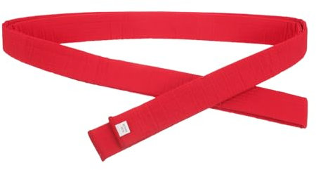 BESPORTBLE Taekwondo-gürtel Aus Weicher Baumwolle Handgelenkschutz Rot 2 4 M Kampfkunst-trainingsgürtel Für Altersgruppen