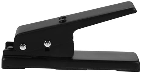 Kisangel Schwarzes Gitarren Puncher Werkzeug aus Eisen für Selbstgemacht Gemusterte Gitarren Picks Zuverlässiger Gitarrenlocher für Gitarrenbauer Zubehör