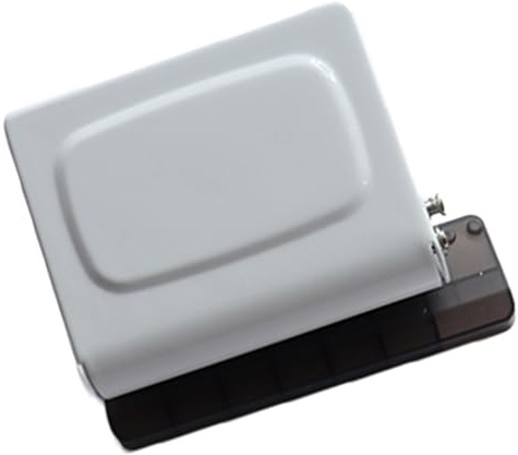 Manual 10 Hole Punching Device with 10 Assorted Binding Rings Metal Binding Tool