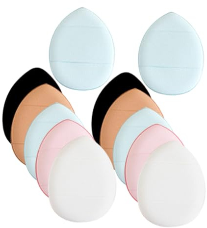 12 Kleiner Puderquasten aus Polyurethan, Dreieckig für Make Up