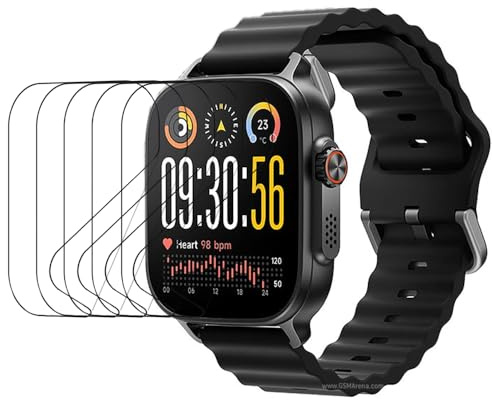 Renwox 5pcs pellicola idrogel per Realme Watch 5 1.97 | Orologio intelligente Flessibile HD Clear Pellicola Protettiva Schermo TPU Ultra Sottile, Touch Sensibile, Senza bolle