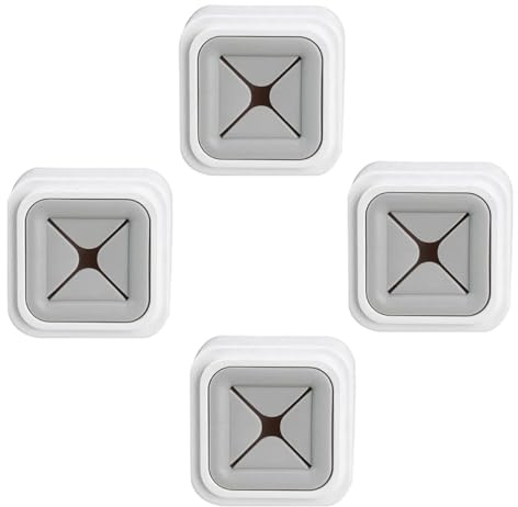 Wall Towel Holder 4pcs ABS Punch Free for Bathroom Sink