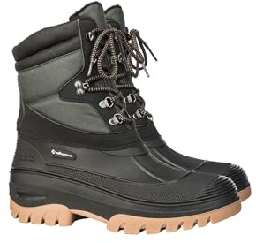 ALBATROS Canadian Boots Hudson Women's Lined Lace-Up Boots Black Size: 9 UK