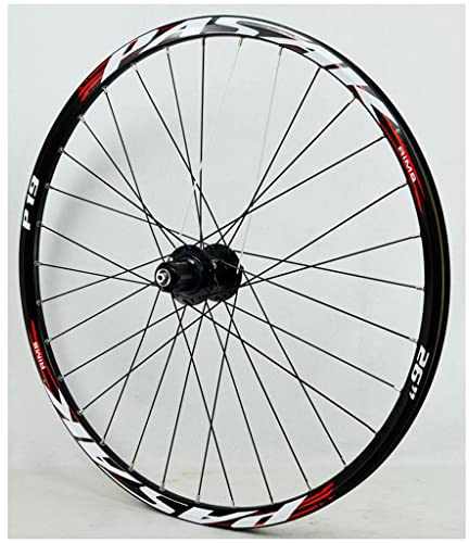 VPPV 26 27,5 29 Zoll MTB Hinterrad Rennräder, Doppelwandiger Rand Scheibenbremse Abgedichtete Lagernabe 1130g für 7/8/9/10/11 Fach Freilauf