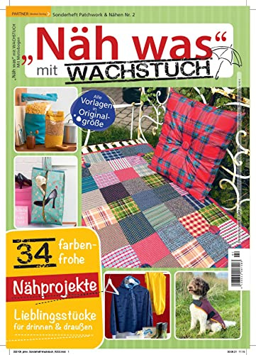 Näh was mit Wachstuch 2/2021 34 farbenfrohe Nähprojekte