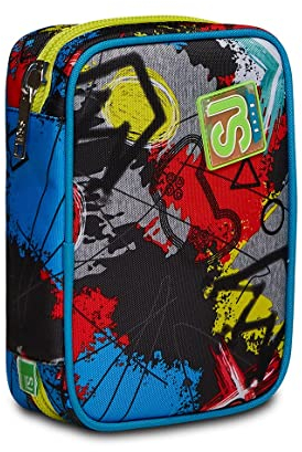 SJ GANG STYLE JAM GANG Astuccio Speed Pad Bambini Unisex, Multicolore, 15 x 21 x 7 cm