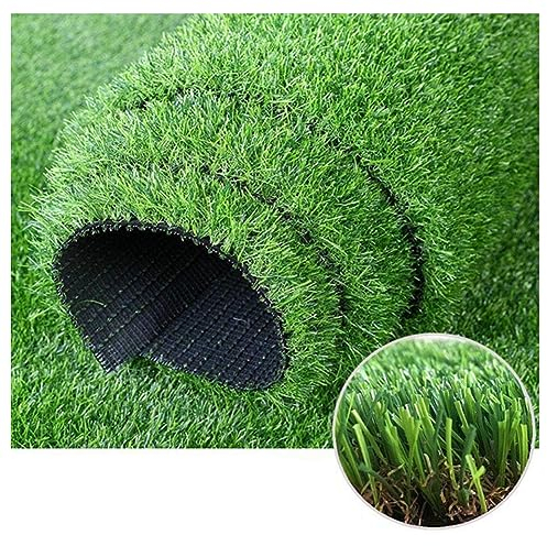 Künstlicher Rasen Rollrasen Rasen Realistisch Astro-Rasen Rasenteppich Teppich Kunstrasenmatte 3m, 4m, 5m, 6m, 7m Länge(Size:3x7m)