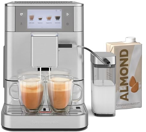 KitchenAid Fully Automatic Espresso Machine KF8 with Milk Attachment and Plant Based Milk Options, KES8558SX, Stainless Steel