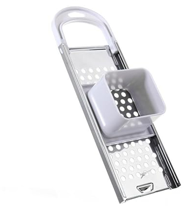 Stainless Steel Spaetzle Maker, Spaetzle Noodle Grater, Dumpling Pasta Maker, Homemade Spaetzle Cooking Tool (White)