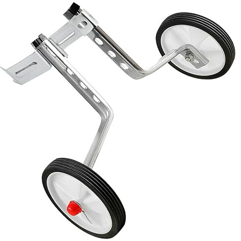 BELLIFFY 1satz Kinderfahrrad Stützräder Verschleißfeste Einfach Zu Installierende Stabiliserungsräder Für Sicheres Geeignet Für Kinderfahrräder Silber