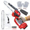 Mini motosierra inalámbrica de 6 pulgadas para Milwaukee 18 V M18 (sin batería), herramienta de motosierra eléctrica portátil sin escobillas para M18, motosierra de mano pequeña para podar, podar,