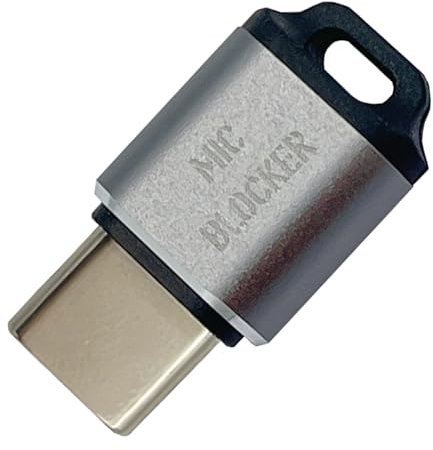 Fabeas Microphone Lock USB C MIC Blockers Privacy Protector Works With Any USB C Devices Laptops Smartphones Tablets