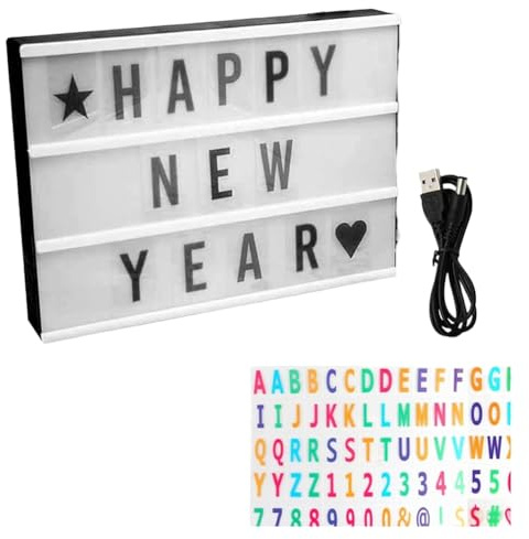 Wrtysully -Leuchtkasten, Personalisierte Neonschilder, Warmweiße LED-Leuchtkasten mit Buchstaben, Zahlen, Symbolen