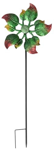 UPKOCH Moulin à Vent Décoratif pour Jardin Extérieur Design Coloré Unique comme Décoration De Cour Ou Cadeau