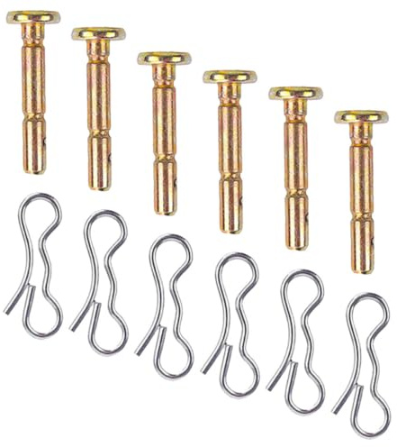 SUPVOX 6 set Ricambi Pin di Taglio per Spazzaneve Perni di Ricambio Resistenti e Affidabili per Turbina Neve Accessori Sostitutivi per Soffiatore Neve Facile da Installare