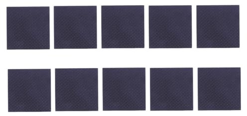 DOITOOL 20pcs Black Multifunctional Eva Anti-Skid Table Leg Mats Floor Protectors Self-Adhesive Chair Foot Pads for Furniture Noise Reduction and Scratch Prevention