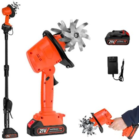 Motobineuse Électrique sans Fil pour Jardin, Cultivateur Manuel Compatible Largeur Et Profondeur de Travail de 10 Cm, Rotavator Électrique pour Sol de Jardin, 235 TR/Min Model A 1 Battery