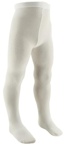 AQUILONE Collant Micro Cotton, Calzamaglia Neonato Morbida, Calze Neonato in Fibra di Cotone Elasticizzato, Uso Quotidiano Mezze Stagioni - Made in Italy (3-6, Panna)