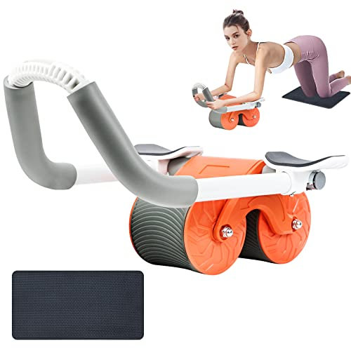 FORMIZON Ruota Addominale, Ab Wheel Roller Workout Equipment con Supporto del Gomito, Ruota Addominali Professionale per Allenamento di Forza Fitness per Casa Attrezzi Palestra Multifunzione